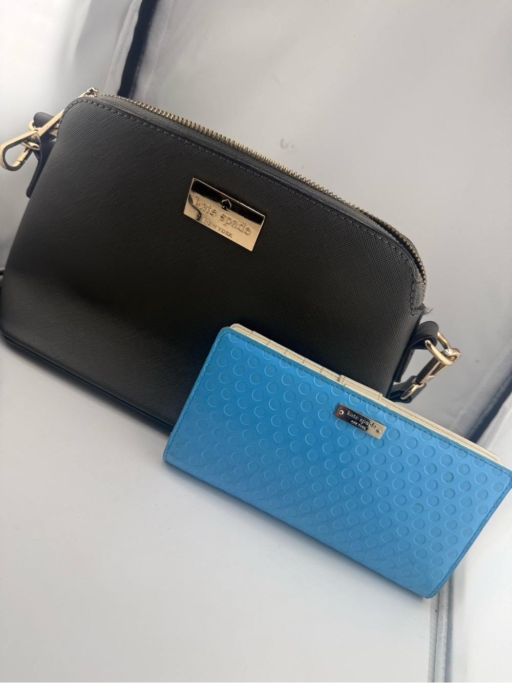 Kate spade crossbody and vintage wallet
